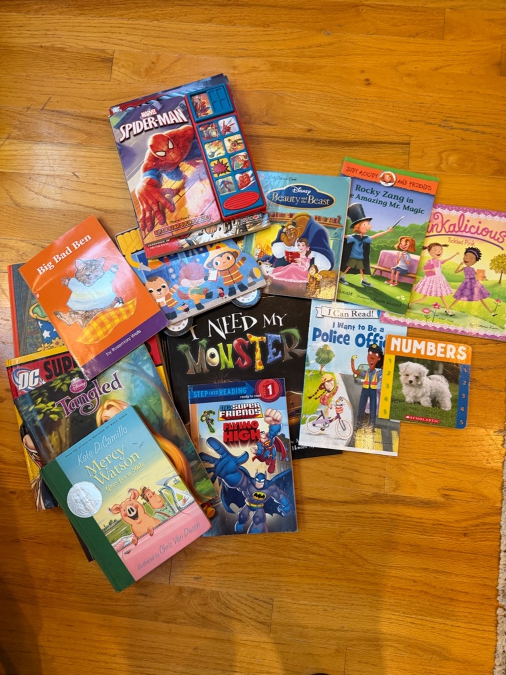 15 kids books including Marvel Spider-Man Blue and Red Sound Book!